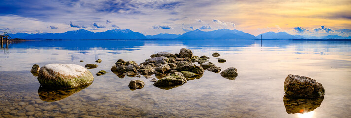 lake chiemsee in bavaria