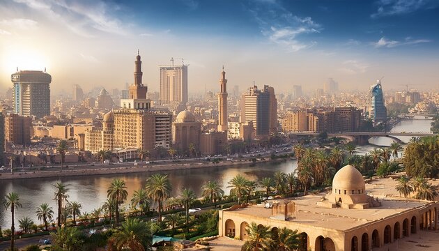 cityscape cairo city