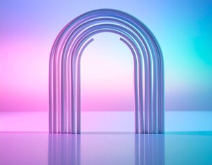 arch in the blue sky