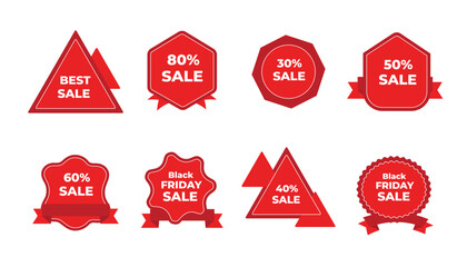 Offer , sale , discount design elements set collection vector template
