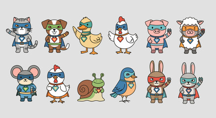 Woodland characters