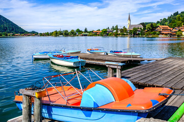 famous lake schliersee - bavaria
