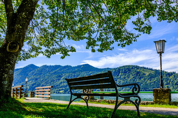 famous lake schliersee - bavaria
