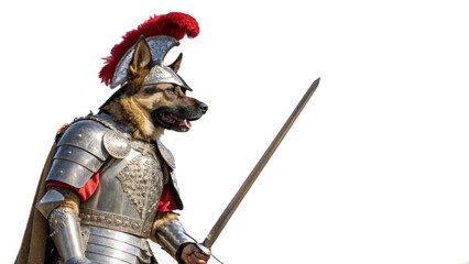 Obraz premium dogs wearing costumes, isolated on a transparent background PNG
