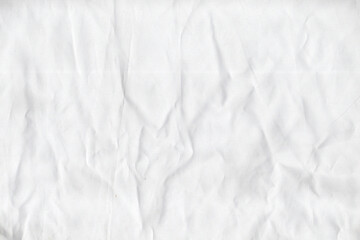 White Wrinkled Cotton Textures