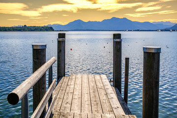 lake chiemsee in bavaria