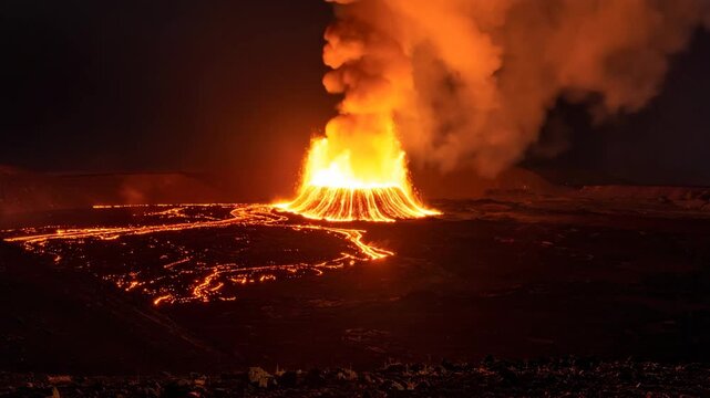 volcano erruption