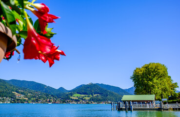 famous tegernsee lake - bad wiessee