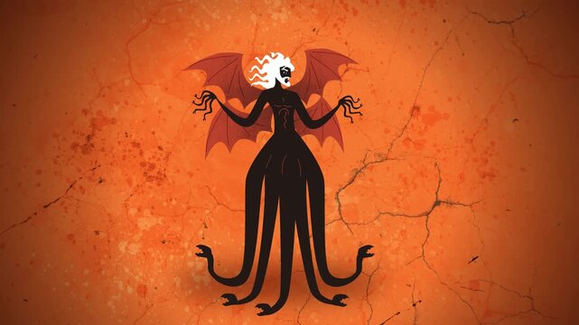 typhon monstrous titan of greek mythology creating winds