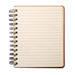 Spiral Notebook Isolated on Transparent Background