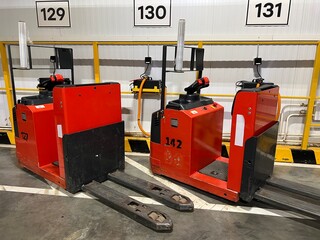 Charging forklifts in a warehouse