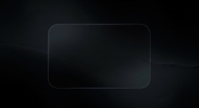 A black and white abstract digital art piece with a geometric pattern and a central rectangular frame.