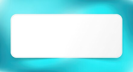 A white rectangular frame on a blue background with a white paper inside.