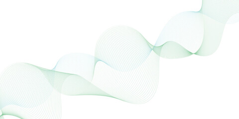 Abstract Modern Wave Line Pattern. Smooth gray wave line vector. 