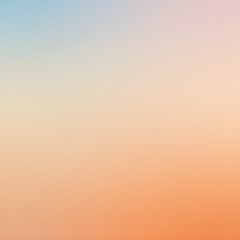 Soft pastel gradient background in peach, coral, and sky blue, calming and serene aesthetic