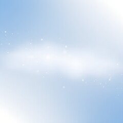 Serene light blue abstract background with sparkling bokeh and subtle linear texture