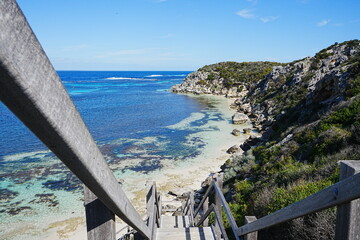 Parker Point and Salmon Bay on Rottnest Island near Perth, Australia - オーストラリア パース ロットネスト島 パーカーポイント
