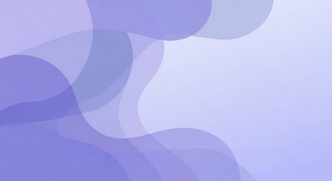Purple abstract background with wavy shapes and gradient effect. - Powered by Adobe