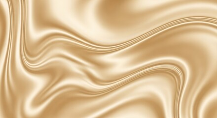 Obraz premium A gold and brown abstract background with a wave-like texture.