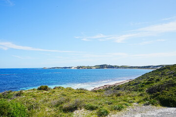 Henrietta Rocks and Scenic Coastal Landscape on Rottnest Island near Perth, Australia - オーストラリア パース ロットネスト島 ヘンリエッタ・ロックス