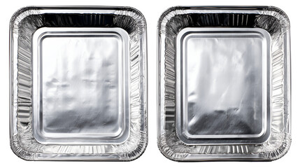 Rectangular Aluminum Baking Tray isolated on transparent background Remove png,