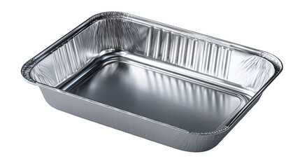 Rectangular Aluminum Baking Tray isolated on transparent background Remove png,