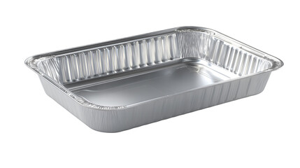Rectangular Aluminum Baking Tray isolated on transparent background Remove png,