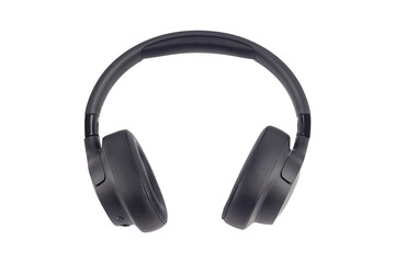Large headphones, wireless headphones isolated from the background