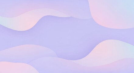 Abstract pastel gradient background with wavy shapes.