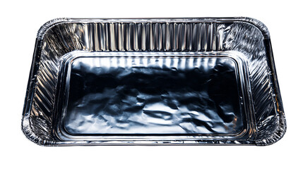 Rectangular Aluminum Baking Tray isolated on transparent background Remove png,