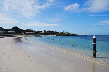 Thomson Bay Beach on Rottnest Island near Perth, Australia - オーストラリア パース...