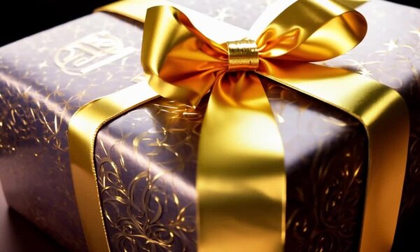 golden gift box