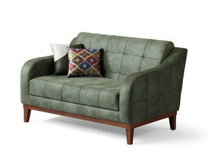 Sofa from Three-quarter view isolated on white background