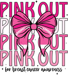 Football Pink Out png, Game Day Png