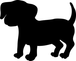 Black Silhouette Dog