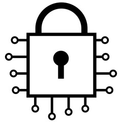 Artificial intelligence Icons , logo, illustration, vector