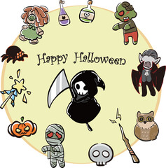 Cute and fun Halloween illustrations