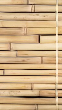 Building a strong bamboo wall for sustainable home design in an eco-friendly environment