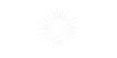 Obraz premium Bright white starburst explosion radiating outwards with light streaks isolated on white background
