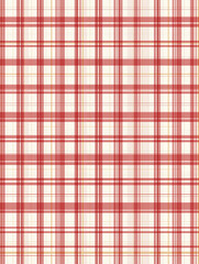 Red And White Plaid Fabric Pattern