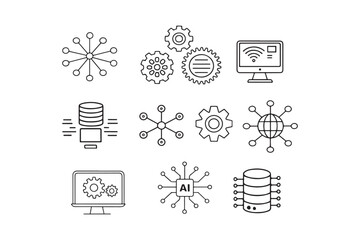 set of icons for web design