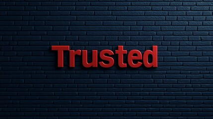 Obraz premium A bold word 