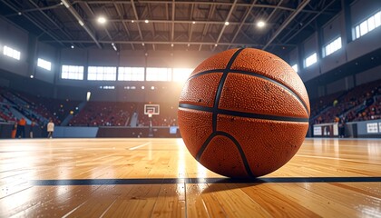 Basketball on the Court - A Focus on the Game.