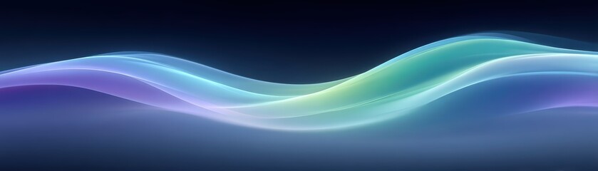 Fototapeta premium Abstract wave background with smooth flowing lines in pastel colors creating a serene and calming atmosphere for digital use