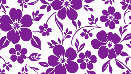 Floral pattern. Vintage wallpaper in the Baroque style. Seamless vector background. White and blue ornament for fabric, wallpaper, packaging. Ornate Damask flower ornament