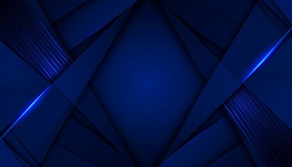 Dark blue geometric abstract background