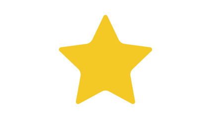 Yellow Star Transparent PNG Icon