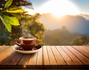 Obraz premium civet coffee bright morning drink background image blur