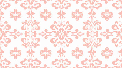 Damask Vector Retro Wallpaper
