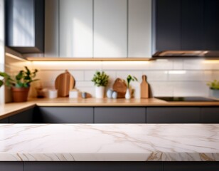 marble counter table top in bath room background